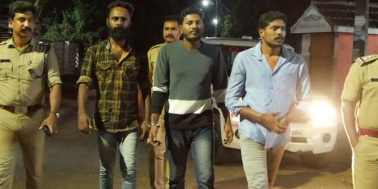 യുവാവിനെ വെട്ടിപ്പരിക്കേൽപ്പിച്ച കേസിൽ മൂന്ന് പ്രതികൾ അറസ്റ്റില്‍
