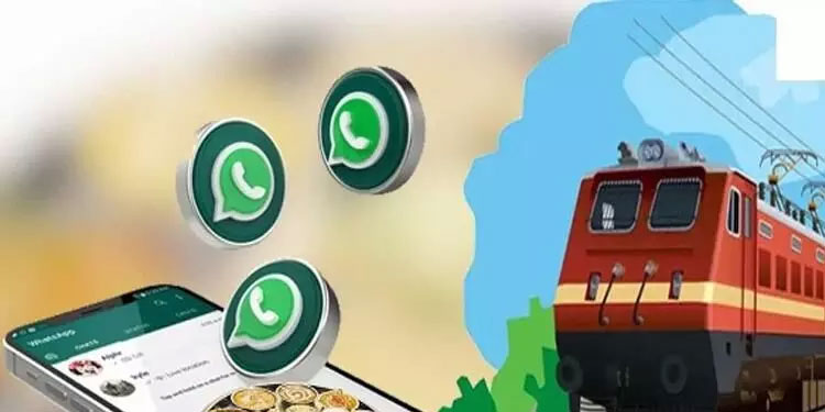 ട്രെയിൻ യാത്രക്കിടെ വാട്സാപ്പ് വഴി ഭക്ഷണം ഓർഡർ ചെയ്യാം; പുതിയ സംവിധാനവുമായി ഐ.ആർ.സി.ടി.സി