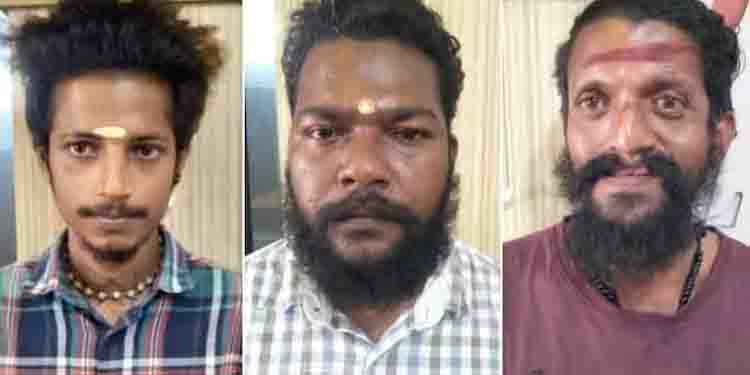 മദ്യപിക്കാൻ പണം ചോദിച്ചപ്പോൾ കൊടുത്തില്ല; കലിപ്പിന് വീട്ടിൽ കയറി യുവാവിന്റെ വിരലൊടിച്ചു, 3 പേർ അറസ്റ്റിൽ