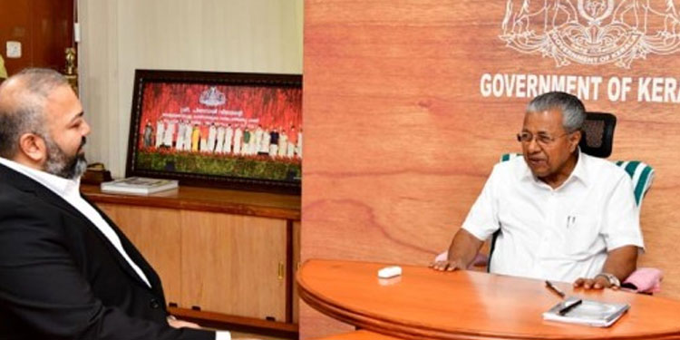 ന്യൂയോർക്ക് സെനറ്റർ മുഖ്യമന്ത്രിയുമായി കൂടിക്കാഴ്‌ച നടത്തി