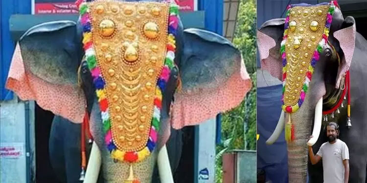 പനംപട്ട വേണ്ട , മദം പൊട്ടില്ല; ലക്ഷണമൊത്ത ആന റോബോട്ടിനെ നടയിരുത്താനൊരുങ്ങി ക്ഷേത്രം