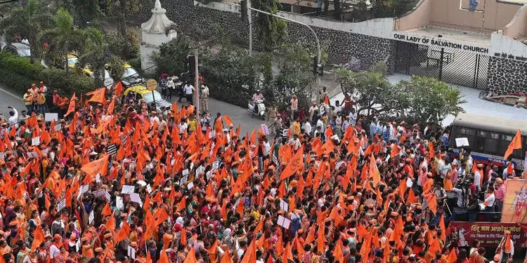 ‘ലവ് ജിഹാദ്, ലാൻഡ് ജിഹാദ് എന്നിവക്കെതിരെ നിയമം വേണം’; മഹാരാഷ്ട്രയിൽ 31 സ്‍ഥലത്ത് ഹിന്ദുത്വ സംഘടനകളുടെ മാർച്ച്