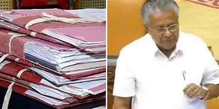 സർക്കാർ ഓഫീസുകളിൽ കെട്ടിക്കിടക്കുന്നത് 7, 89, 623 ഫയലുകൾ; ഏറ്റവുമധികം തദ്ദേശ ഭരണ വകുപ്പില്‍
