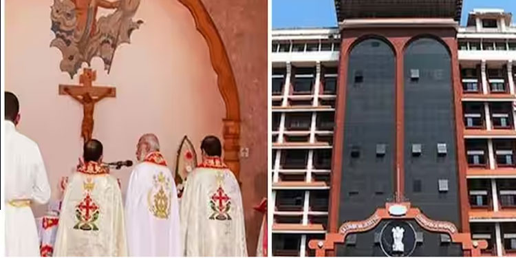 ഏകീകൃത കുർബാന തർക്കത്തിന് മധ്യസ്ഥതയിലൂടെ പരിഹാരം കാണാൻ ഹൈക്കോടതി,കർദിനാൾ ആലഞ്ചേരിക്ക് ദൂതൻ വഴി നോട്ടീസ്