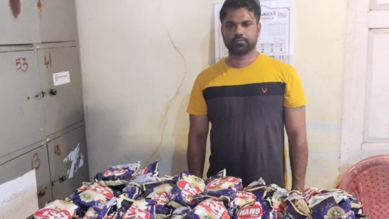 ഒരു ലക്ഷം രൂപ വില വരുന്ന ഹാൻസുമായി വേങ്ങര സ്വദേശി പിടിയിൽ