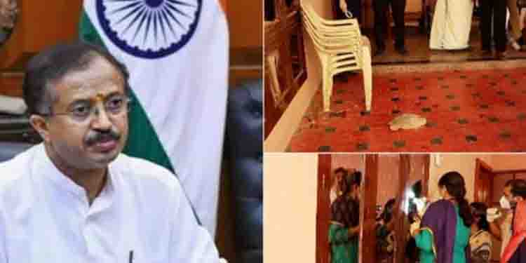 കേന്ദ്രമന്ത്രി വി. മുരളീധരന്‍റെ ഉള്ളൂരിലുള്ള വീടിനു നേരെ ആക്രമണം; ജനൽചില്ലുകൾ തകര്‍ത്തു, അന്വേഷണം തുടങ്ങി