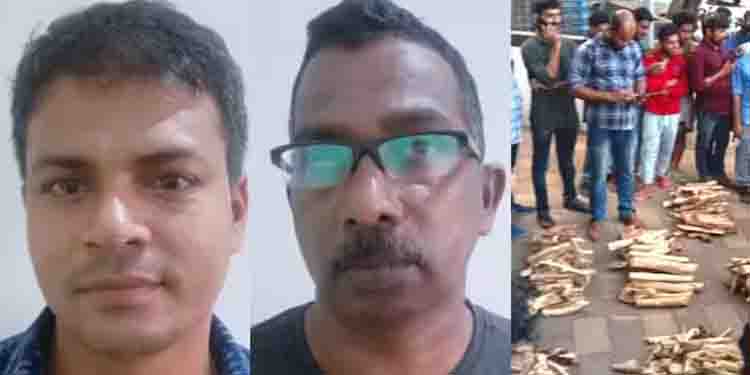 കാറിലെ രഹസ്യ അറയില്‍ ഒളിപ്പിച്ചത് ഒരു ക്വിന്‍റല്‍ ചന്ദനം, മലപ്പുറത്ത് 2 പേര്‍ പിടിയില്‍