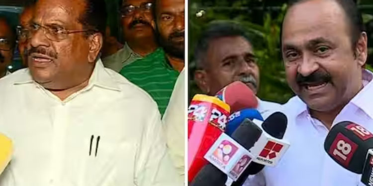 ‘വി ഡി സതീശനും ആളുകളും ഞങ്ങളുടെ സ്ത്രീകളെ കയറിപിടിക്കുന്നു’; പ്രതിപക്ഷ നേതാവിനെതിരെ ഇ പി ജയരാജൻ