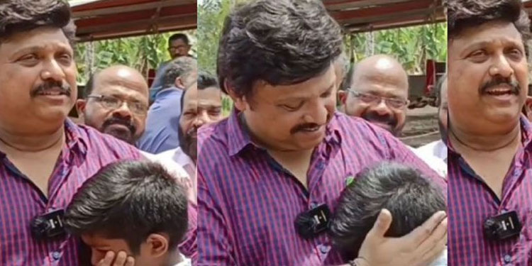 എന്റെ 4–ാമത്തെ കുട്ടിയെപ്പോലെ നോക്കും; പഠിപ്പിക്കും, വീടും വച്ചുതരും: കുഞ്ഞിനെ ചേർത്തുപിടിച്ച് ഗണേഷ്