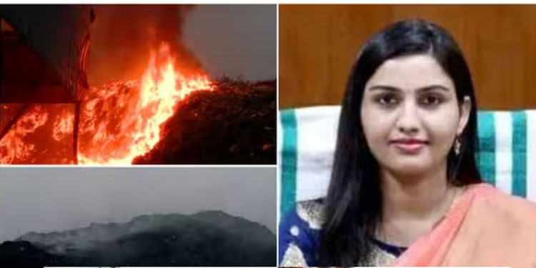 ‘ബ്രഹ്‌മപുരത്തെ തീ അണച്ചു, പുക ശമിപ്പിക്കാൻ വ്യോമസേന ഹെലികോപ്ട‍ര്‍ നളെയെത്തും’: ജില്ലാ കളക്ടര്‍