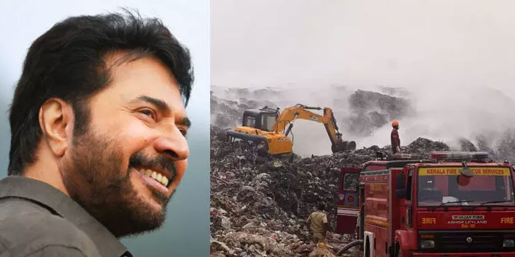 ബ്രഹ്മപുരത്തേക്ക് സഞ്ചരിക്കുന്ന മെഡിക്കല്‍ യൂനിറ്റുമായി മമ്മൂട്ടി