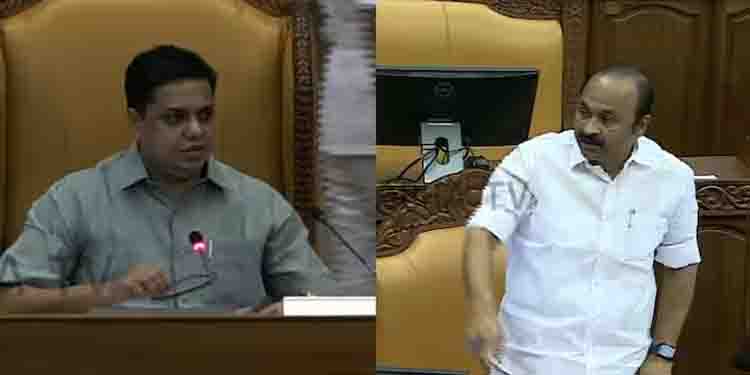 പരസ്പരം കുറ്റപ്പെടുത്തി സ്പീക്കറും പ്രതിപക്ഷവും; കലുഷിതമായി സഭ, നടപടികൾ വേഗത്തിലാക്കി ഇന്നത്തേക്ക് പിരിഞ്ഞു