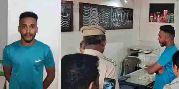 മേശപ്പുറത്ത് സ്വർണ്ണം, ജനൽ വഴി കൈക്കലാക്കി; വീട്ടമ്മയുടെ താലിമാല മോഷ്ടിച്ച അയൽവാസി പിടിയിൽ