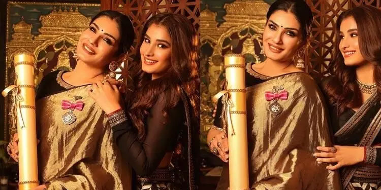 എനിക്കും രൺബീറിനും പ്രചോദനം; രവീണ ടണ്ടന് ആശംസയുമായി മകൾ റാഷ