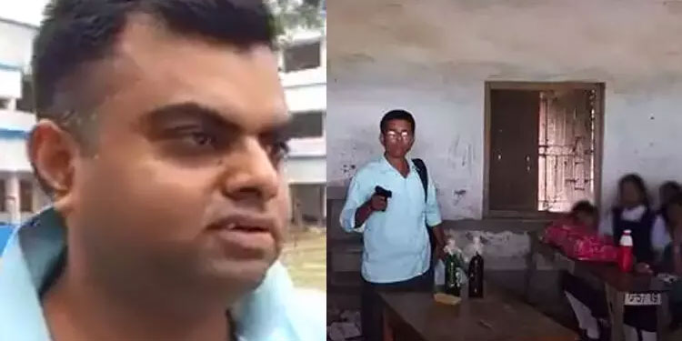 വിദ്യാർഥികളെ തോക്കുചൂണ്ടി മുൾമുനയിൽ നിർത്തിയയാളെ ജീവൻ പണയംവെച്ച് കീഴ്പ്പെടുത്തി ഡി.എസ്.പി; വിഡിയോ വൈറൽ