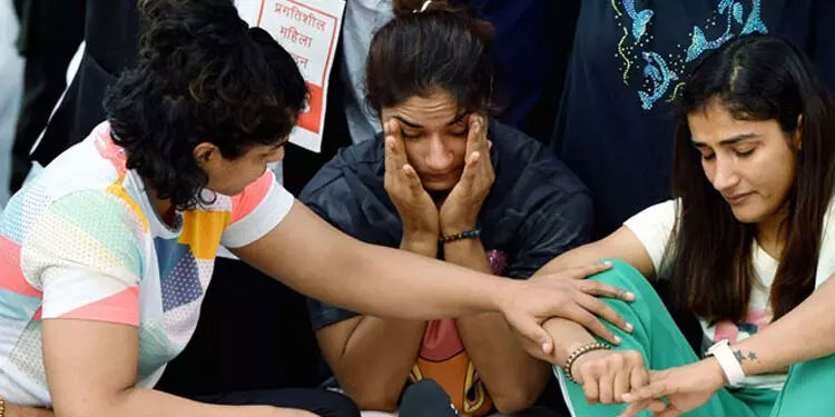 ‘ഡൽഹി പൊലീസിൽ വിശ്വാസമില്ല’; ബ്രിജ് ഭൂഷണെ അറസ്റ്റ് ചെയ്യുന്നതുവരെ സമരം തുടരുമെന്ന് ഗുസ്തി താരങ്ങൾ