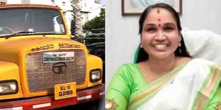 കോർപ്പറേഷൻ ബ്രഹ്മപുരത്തേക്ക് മാലിന്യം കൊണ്ടുപോകുന്നത് കോടതി ഉത്തരവ് ലംഘിച്ചെന്ന് തൃക്കാക്കര നഗരസഭ ചെയർപേഴ്സൺ