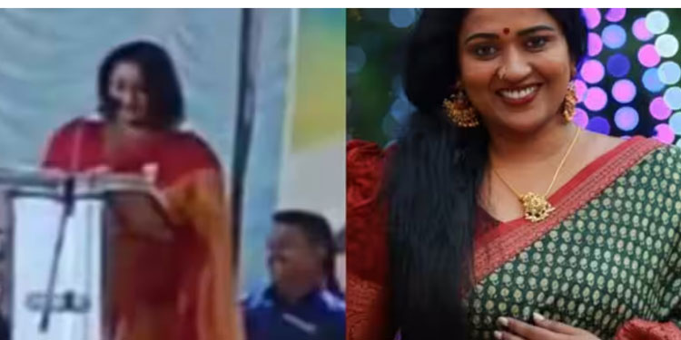 സീരിയല്‍ നടിമാരെ വിമര്‍ശിച്ചു, അതേ വേദിയില്‍ മറുപടി നല്‍കി മഞ്‍ജു പത്രോസ്