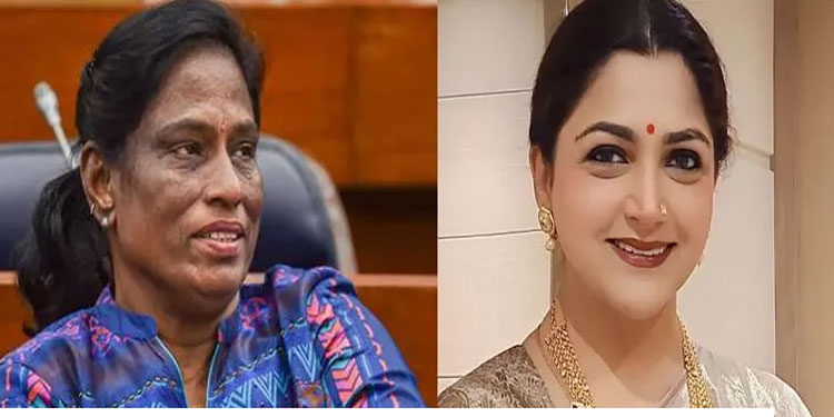 ‘ആ വേദന, കണ്ണീർ..അവരിതൊന്നും അർഹിക്കുന്നില്ല’ -ഉഷയെ പിന്തുണച്ച് ഖുശ്ബു; നടിയെ ട്രോളി സോഷ്യൽ മീഡിയ