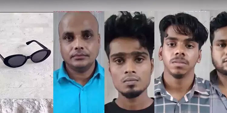 നഗ്നത കാണാവുന്ന കണ്ണടകൾ വിൽപനക്കെന്ന പേരിൽ ലക്ഷങ്ങൾ തട്ടി; മൂന്ന് മലയാളികളടക്കം നാലംഗ സംഘം പിടിയിൽ