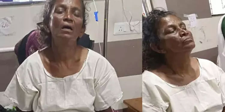 ബാലരാമപുരത്ത് 63 കാരിയുടെ കാല്‍ കമ്പിപ്പാര ഉപയോഗിച്ച് തല്ലിയൊടിച്ചു