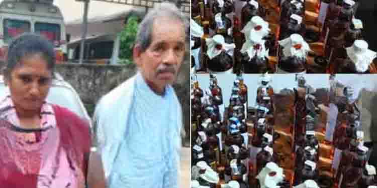 കാറില്‍ മദ്യക്കടത്ത്: 36 ലിറ്ററുമായി രണ്ടുപേര്‍ പിടിയില്‍