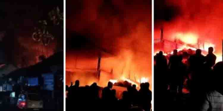 പേരാമ്പ്രയിൽ വൻതീപിടുത്തം; 2 സ്ഥാപനങ്ങൾ കത്തി നശിച്ചു, തീ പടര്‍ന്നത് മാലിന്യ സംഭരണകേന്ദ്രത്തിൽ നിന്ന്