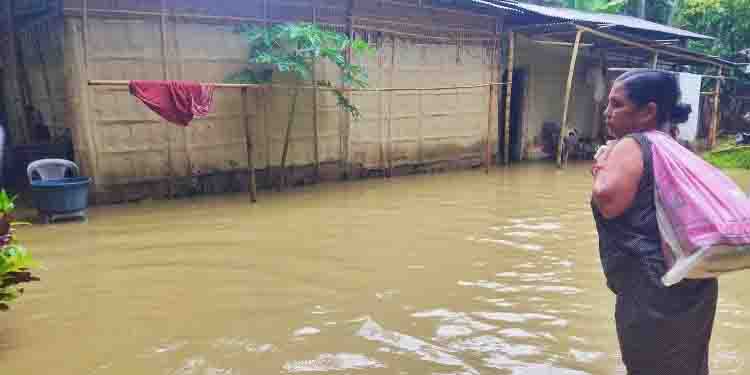 അസമിൽ നാശം വിതച്ച് വെള്ളപ്പൊക്കം; 11 ജില്ലകളിലായി 34,000 പേർ ദുരന്തബാധിതർ