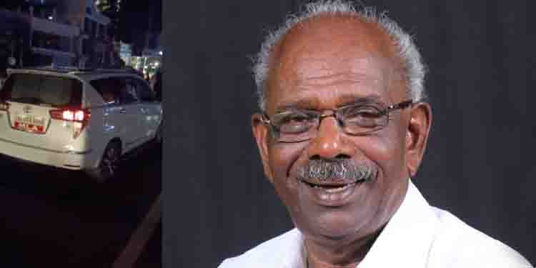 തിരുവനന്തപുരത്ത് എം.എം.മണി എംഎൽഎയുടെ കാറിടിച്ച് ഒരാൾക്ക് പരിക്ക്