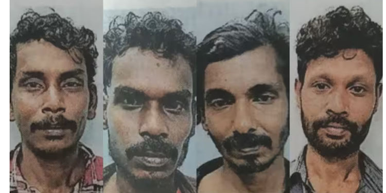 മദ്യപിക്കാൻ പണമില്ല, ബാങ്ക് ജപ്തി ചെയ്ത വീട്ടിൽ കയറി മോഷണം, ഓട്ടുരുളിയക്കം കടത്തി; നാലംഗ സംഘം പിടിയിൽ