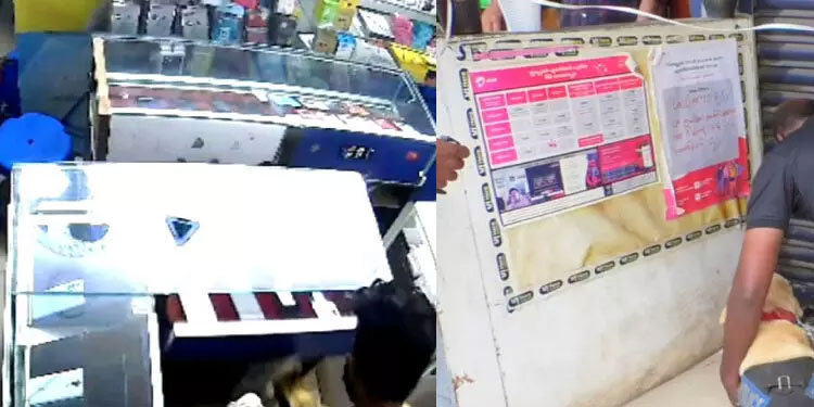 തലശ്ശേരിയിൽ മൊബൈൽ കടകളിൽ മോഷണം