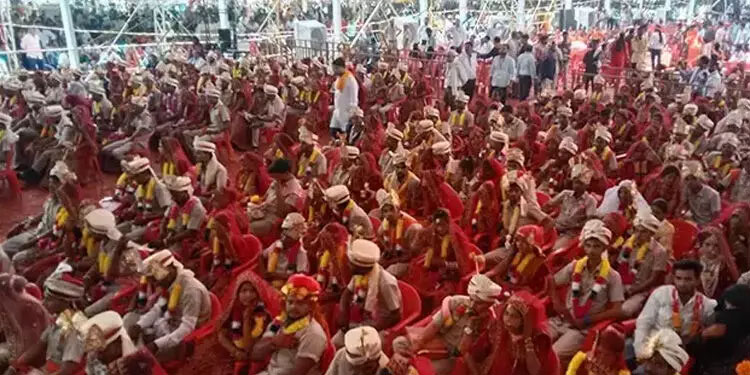 ഒന്നിച്ചത് 2,143 ദമ്പതിമാർ; ഗിന്നസ് റെക്കോഡുകൾ തകർത്ത് സമൂഹ വിവാഹം