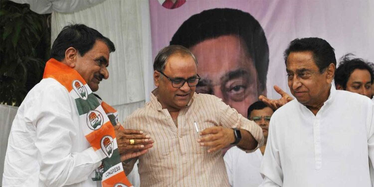 മധ്യപ്രദേശില്‍ ബിജെപി നേതാവ് കോണ്‍ഗ്രസില്‍; 400 കാറുകള്‍ സൈറണ്‍ മുഴക്കി പാഞ്ഞു