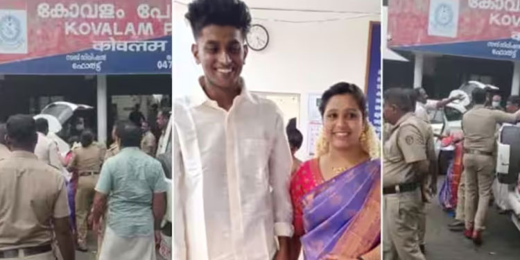 ഒന്നിക്കാൻ അൽഫിയ-അഖിൽ, കൂട്ടായി കോവളം പൊലീസ്; ക്ഷേത്രത്തിൽ താലികെട്ട് തടഞ്ഞ് കായംകുളം പൊലീസിന്‍റെ ബലപ്രയോഗം