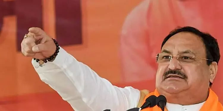 ലോകം മോദിയെ വാഴ്ത്തുമ്പോൾ കോൺഗ്രസിന് വയറുവേദന -ജെ.പി. നഡ്ഡ