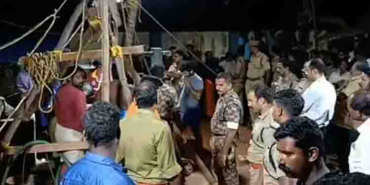 90 അടി താഴ്ച്ചയുള്ള കിണറിൽ 20 അടിയോളം മണ്ണ്, കിണറ്റിലകപ്പെട്ടയാളെ കണ്ടെത്താനായില്ല; രക്ഷാപ്രവർത്തനം ഊ‍ർജ്ജിതം