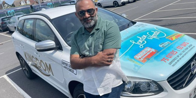ലണ്ടനിൽനിന്ന്‌ കാറിൽ കൊച്ചിയിലേക്ക്‌; രാജേഷ് കൃഷ്‌ണയുടെ യാത്ര വിയന്നയിലെത്തി
