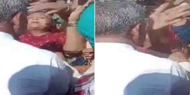 ‘എന്തിനാണ് ഇപ്പോൾ വന്നത്?’ പ്രളയത്തിൽ മുങ്ങിയ പ്രദേശം സന്ദർശിച്ച എംഎൽഎയെ തല്ലി സ്ത്രീ, വീഡിയോ