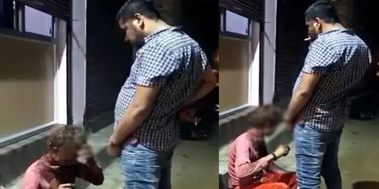 ഗോത്രവർഗക്കാരന്റെ മുഖത്ത് മൂത്രമൊഴിച്ച് ബി.ജെ.പി നേതാവ്; പ്രതിഷേധം