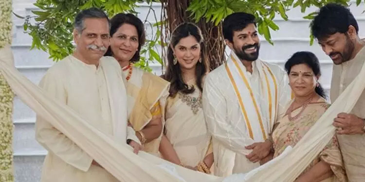 രാം ചരൺ- ഉപാസന ദമ്പതികളുടെ മകളുടെ പേര് ‘ക്ലീൻ കാര’, ചെറുമകളെ പരിചയപ്പെടുത്തി ചിരഞ്ജീവി