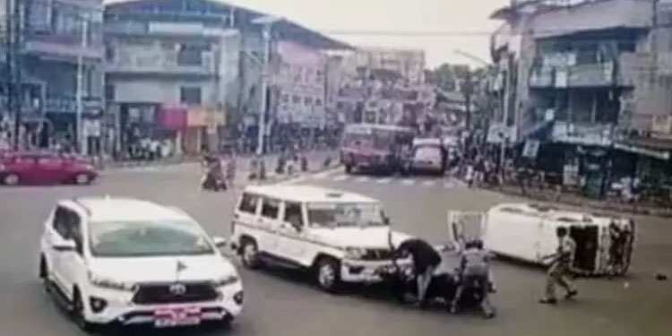 കൊട്ടാരക്കര അപകടം: പോലീസ് മോശമായി പെരുമാറി; പ്രതിയാക്കാൻ ശ്രമിക്കുന്നുവെന്ന് ആംബുലൻസ് ഡ്രൈവർ