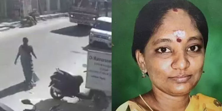 മകന്‍റെ ഫീസ് അടക്കാൻ സ്വന്തം ജീവൻ ത്യജിച്ച് അമ്മ; നഷ്ടപരിഹാരം പ്രതീക്ഷിച്ച് ബസിന് മുന്നിൽ ചാടി ദാരുണാന്ത്യം