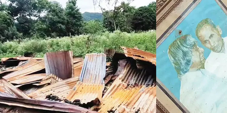 മണിപ്പൂരിൽ സ്വാതന്ത്ര്യസമര സേനാനിയുടെ ഭാര്യയെ വീട്ടിൽ പൂട്ടിയിട്ട് തീകൊളുത്തിക്കൊന്നു