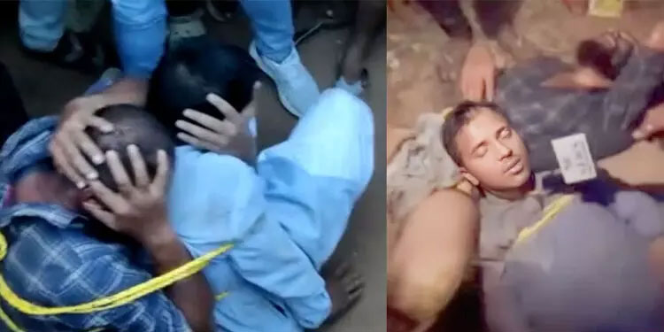 ഒഡിഷയിൽ പശുഗുണ്ടകളുടെ ആക്രമണം; മുസ്‍ലിം യുവാക്കളെ കെട്ടിയിട്ട് മർദിച്ചു, അടിവസ്ത്രത്തിനുള്ളിൽ മുളക് പൊടി വിതറി