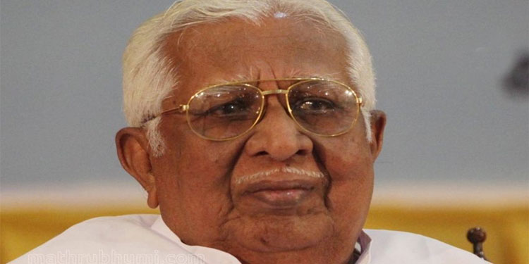 മുതിർന്ന കോൺഗ്രസ് നേതാവ് വക്കം പുരുഷോത്തമൻ അന്തരിച്ചു