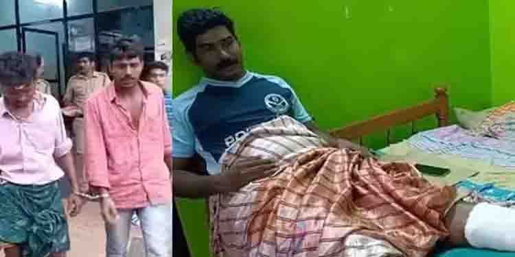 വിലങ്ങഴിച്ചതും പ്രതി ഓടി, വട്ടംപിടിച്ചു, 25 അടി താഴ്ചയിലേക്ക് പോലീസുകാരനും പ്രതിയും, സാഹസിക കീഴ്പപ്പെടുത്തൽ