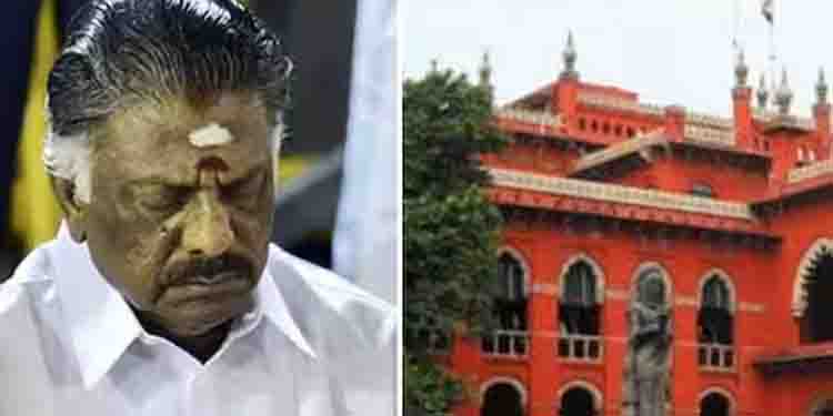 തമിഴ്നാട് മുൻ മുഖ്യമന്ത്രിയെ വെറുതേവിട്ട കേസിൽ ഹൈക്കോടതിയുടെ അസാധാരണ നീക്കം; ‘ഉത്തരവ് പുനഃപരിശോധിക്കും’