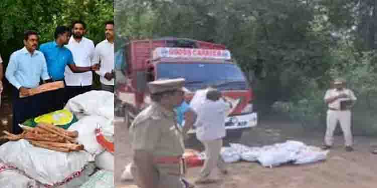 മലപ്പുറത്ത് നിന്ന് ചന്ദനം കടത്തി, 150 കി.മി പിന്തുടർന്ന് പിടികൂടി കോയമ്പത്തൂർ പൊലീസ്