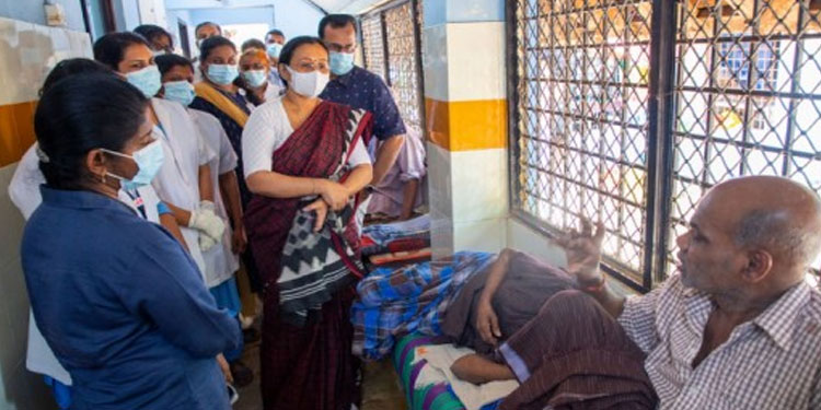 തിരുവനന്തപുരം ജനറല്‍ ആശുപത്രി മന്ത്രി വീണാ ജോര്‍ജ് സന്ദര്‍ശിച്ചു