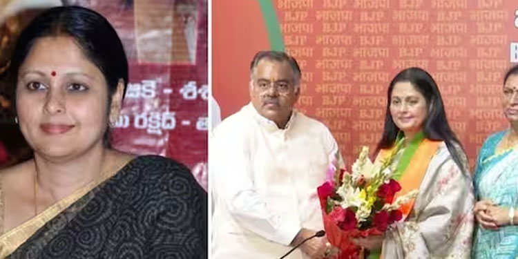 നടിയും കോണ്‍ഗ്രസ് മുന്‍ എംഎല്‍എയുമായ ജയസുധ ബിജെപിയിൽ ചേർന്നു